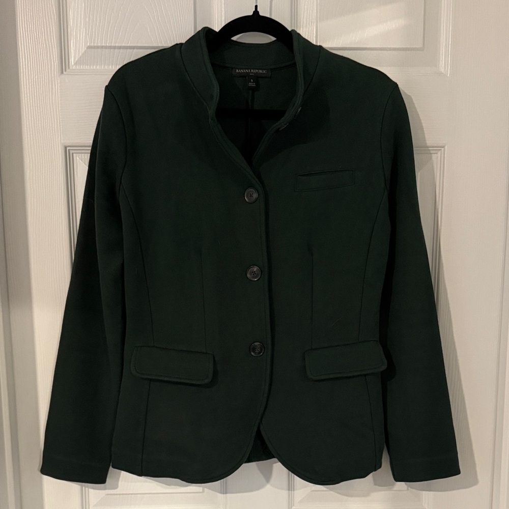 Banana Republic Factory Dark Green Blazer